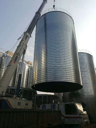 山東某公司鋼板倉(cāng)工程實(shí)例